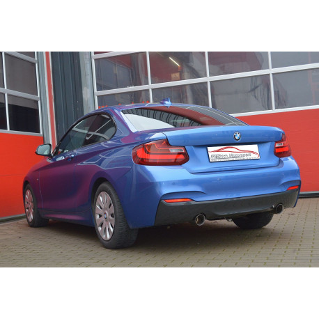 Výfukové systémy Friedrich Motorsport 76mm Športový tlmič výfuku- Duplex BMW 2er F22/F23 - s certifikátom ECE (971355AMD-X3-X) | race-shop.sk