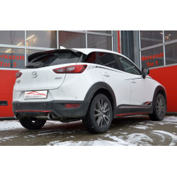 Gruppe A Výfukový systém- Duplex Mazda CX-3 AWD - s certifikátom ECE (992231-X)