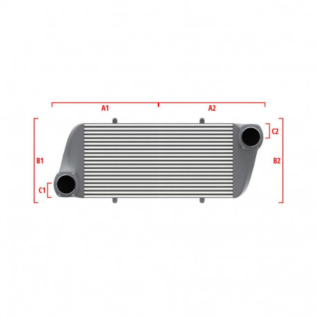 Na mieru Performance intercooler Wagner na mieru 700mm x 300mm x 90mm | race-shop.sk