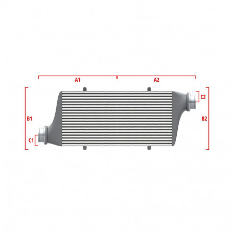 Na mieru Performance intercooler Wagner na mieru 500mm x 300mm x 90mm | race-shop.sk