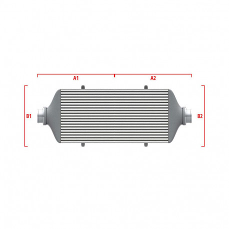Na mieru Competition intercooler Wagner na mieru 500mm x 205mm x 80mm | race-shop.sk