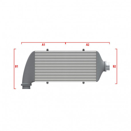 Na mieru Performance intercooler Wagner na mieru 600mm x 300mm x 90mm | race-shop.sk