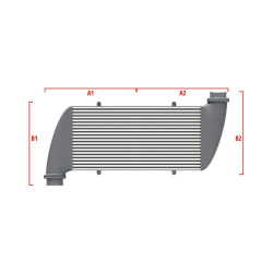 Competition intercooler Wagner na mieru 700mm x 300mm x 90mm