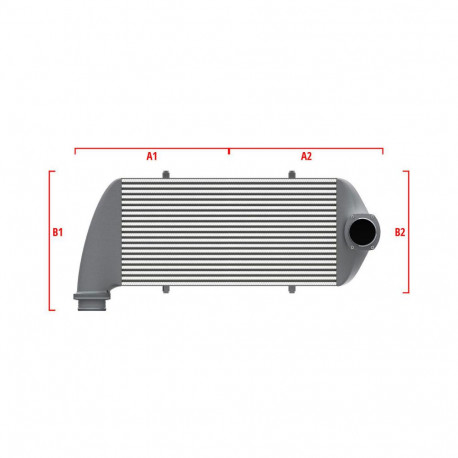 Na mieru Competition intercooler Wagner na mieru 500mm x 400mm x 100mm | race-shop.sk