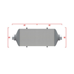 Competition intercooler Wagner na mieru 500mm x 205mm x 80mm