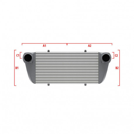 Na mieru Competition intercooler Wagner na mieru 700mm x 205mm x 80mm | race-shop.sk