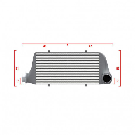 Na mieru Competition intercooler Wagner na mieru 600mm x 300mm x 90mm | race-shop.sk