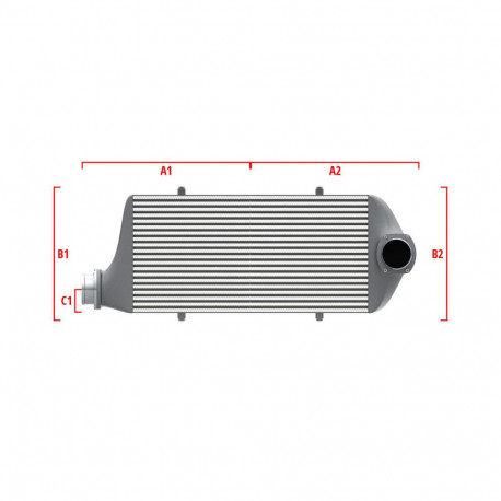 Na mieru Performance intercooler Wagner na mieru 500mm x 400mm x 100mm | race-shop.sk