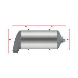 Performance intercooler Wagner na mieru 550mm x 400mm x 100mm