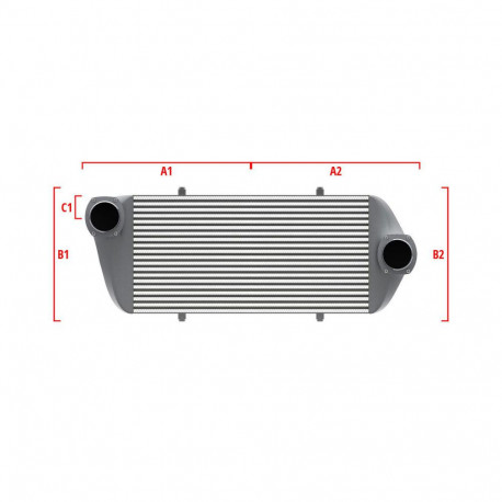 Na mieru Competition intercooler Wagner na mieru 550mm x 400mm x 100mm | race-shop.sk