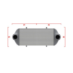 Competition intercooler Wagner na mieru 500mm x 205mm x 80mm
