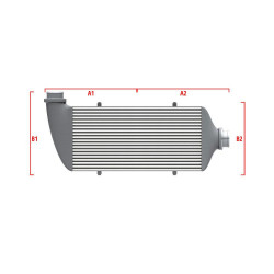 Competition intercooler Wagner na mieru 600mm x 205mm x 80mm
