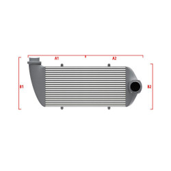 Performance intercooler Wagner na mieru 600mm x 300mm x 90mm
