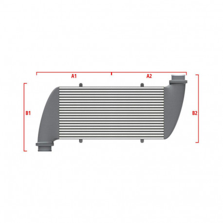 Na mieru Competition intercooler Wagner na mieru 600mm x 300mm x 90mm | race-shop.sk