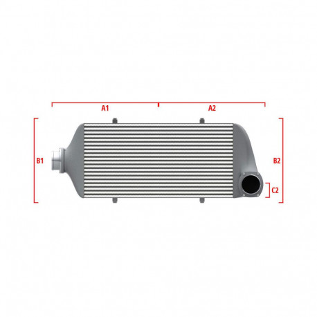 Na mieru Competition intercooler Wagner na mieru 600mm x 300mm x 90mm | race-shop.sk