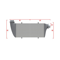 Performance intercooler Wagner na mieru 500mm x 400mm x 100mm