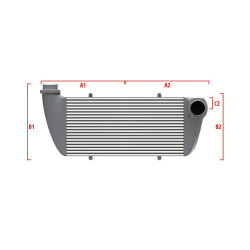 Competition intercooler Wagner na mieru 500mm x 400mm x 100mm