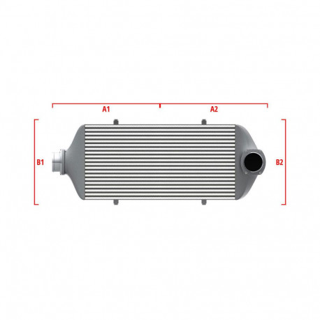 Na mieru Competition intercooler Wagner na mieru 650mm x 400mm x 100mm | race-shop.sk