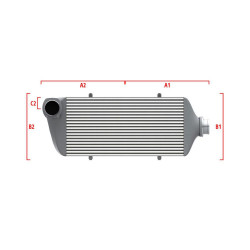 Competition intercooler Wagner na mieru 700mm x 300mm x 90mm