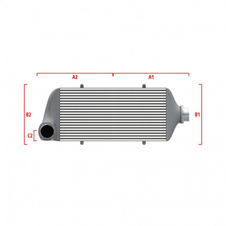 Na mieru Competition intercooler Wagner na mieru 550mm x 400mm x 100mm | race-shop.sk