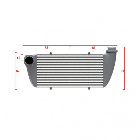 Na mieru Competition intercooler Wagner na mieru 500mm x 300mm x 90mm | race-shop.sk