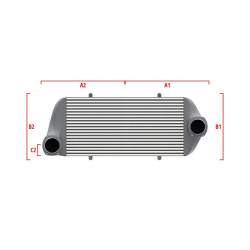 Competition intercooler Wagner na mieru 600mm x 205mm x 80mm