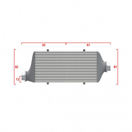 Na mieru Performance intercooler Wagner na mieru 600mm x 300mm x 90mm | race-shop.sk