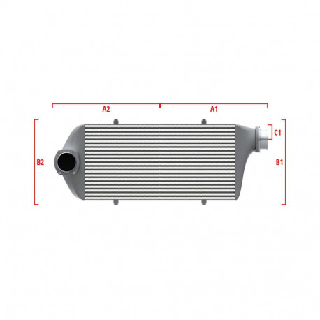 Na mieru Performance intercooler Wagner na mieru 700mm x 300mm x 90mm | race-shop.sk