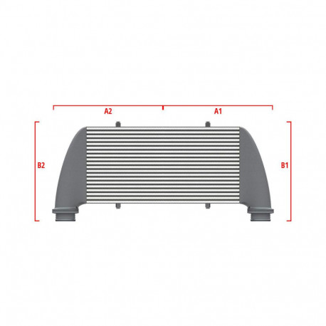 Na mieru Performance intercooler Wagner na mieru 500mm x 400mm x 100mm | race-shop.sk
