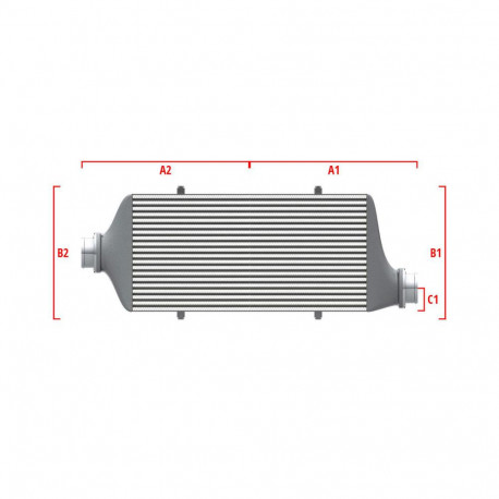 Na mieru Performance intercooler Wagner na mieru 500mm x 400mm x 100mm | race-shop.sk