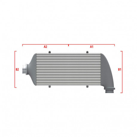 Na mieru Competition intercooler Wagner na mieru 700mm x 300mm x 90mm | race-shop.sk