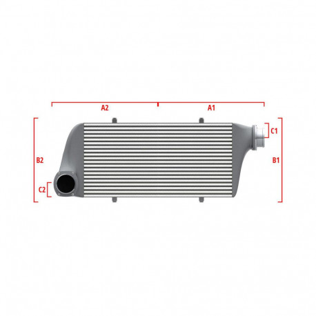 Na mieru Competition intercooler Wagner na mieru 500mm x 400mm x 100mm | race-shop.sk