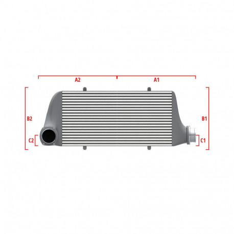 Na mieru Performance intercooler Wagner na mieru 600mm x 300mm x 90mm | race-shop.sk