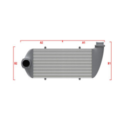 Performance intercooler Wagner na mieru 500mm x 400mm x 100mm