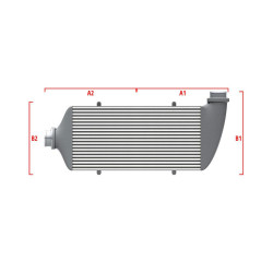 Competition intercooler Wagner na mieru 550mm x 400mm x 100mm