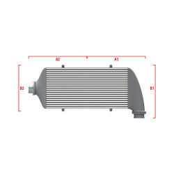 Competition intercooler Wagner na mieru 600mm x 300mm x 90mm
