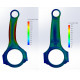 Časti motora Kované ojnice BoostLine pre BMW S54B32 139.00mm(CA625+) | race-shop.sk