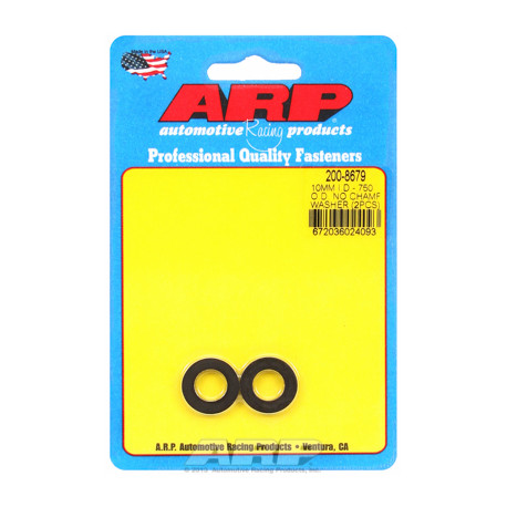 Pevnostné skrutky "M10ID 3/4" OD .120"TH Úkos. čierne podložky (2ks) | race-shop.sk