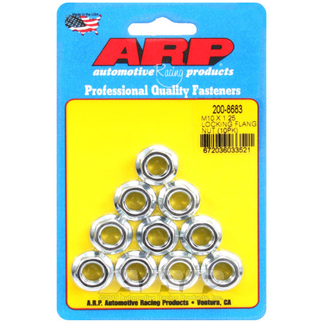 Pevnostné skrutky ARP matice (s prírubou), M10×1.25, 10 ks | race-shop.sk