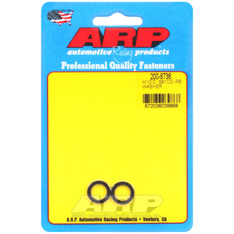 Pevnostné skrutky ARP podložky (čierne), M10 × 15,01 mm, 2 ks | race-shop.sk