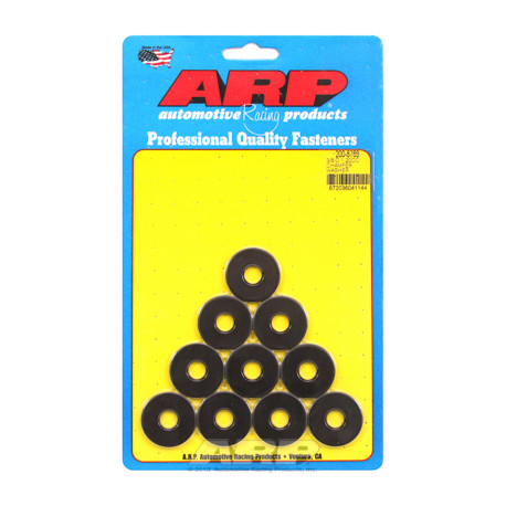 Pevnostné skrutky ARP Úkos. podložka 3/8 ID 1.20 OD čierne 10 balenie | race-shop.sk
