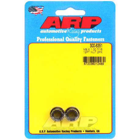 Pevnostné skrutky ARP matice (12-hranná hlava), M9×1.00, 2 ks | race-shop.sk