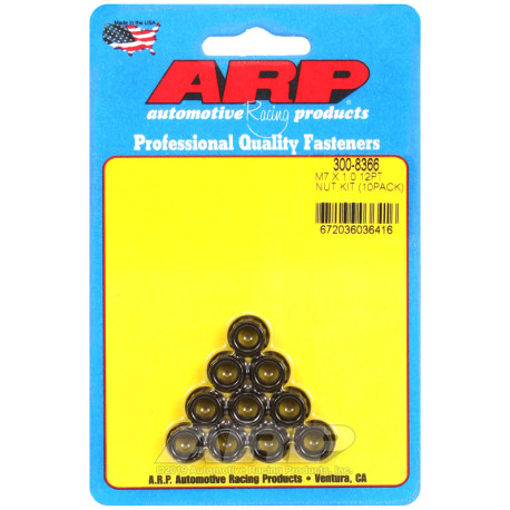Pevnostné skrutky ARP matice (12-hranná hlava), M7×1.00, 10 ks | race-shop.sk