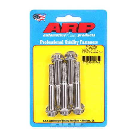 Pevnostné skrutky ARP "5/16""-18 x 2.250 12pt SS skrutky" (5ks) | race-shop.sk