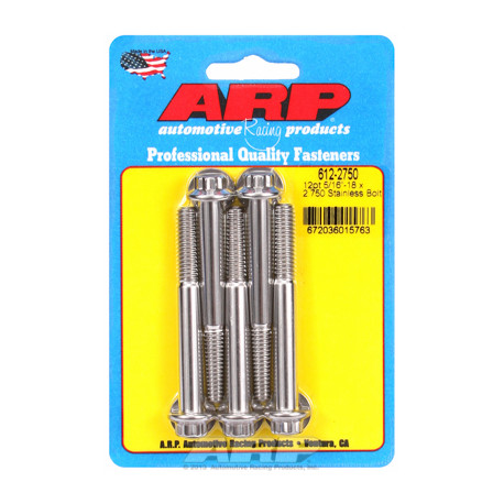Pevnostné skrutky ARP "5/16""-18 x 2.750 12pt SS skrutky" (5ks) | race-shop.sk