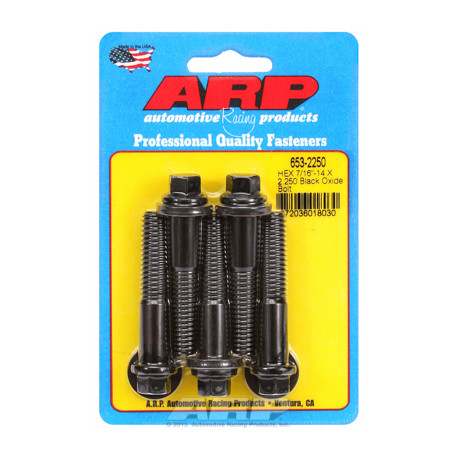 Pevnostné skrutky "7/16""-14 X 2.250 hex čierny oxid skrutky" (5ks) | race-shop.sk
