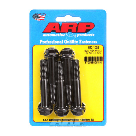 Pevnostné skrutky ARP ARP M10 x 1.50 x 60 hex čierny oxid skrutky (5ks) | race-shop.sk