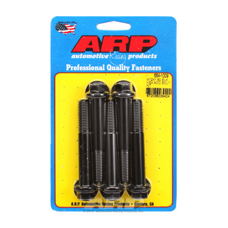 Pevnostné skrutky ARP ARP sada skrutiek M12 x 1.50 x 80 čierny oxid Hex | race-shop.sk