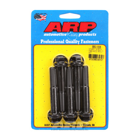 Pevnostné skrutky ARP sada skrutiek M12 x 1.75 x 70 čierny oxid Hex | race-shop.sk