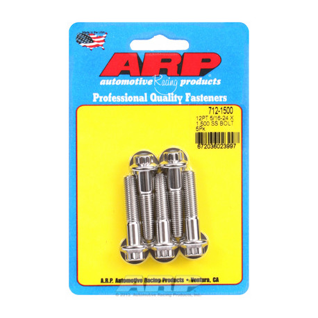 Pevnostné skrutky "5/16""-24 x 1.500 12pt SS skrutky" (5ks) | race-shop.sk